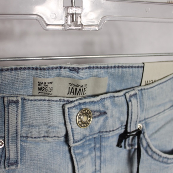 Topshop Jamie High Waist Ankle Grazer Skinny Jeans - Picture 2 of 4